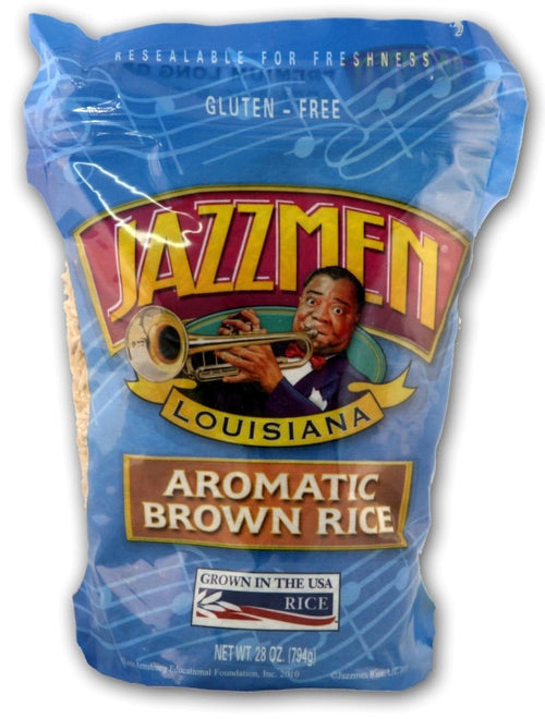NolaCajun JazzMen Aromatic Brown Rice Louisiana-grown aromatic brown rice jazz inspired