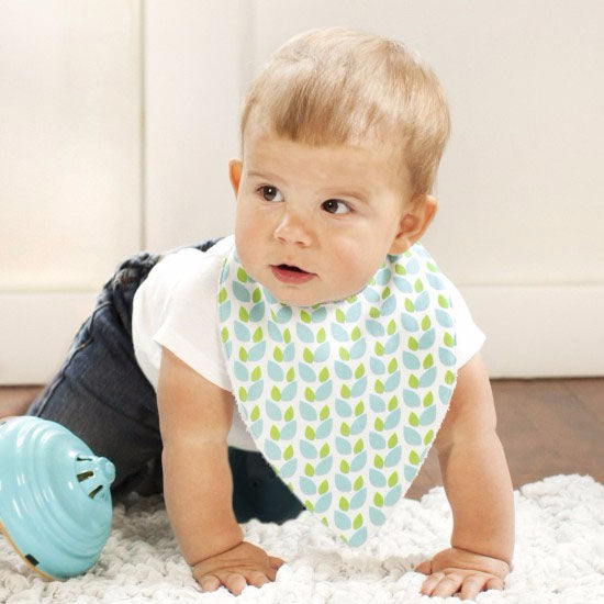 JJ Cole Bandana Bibs - Forest Flora-2