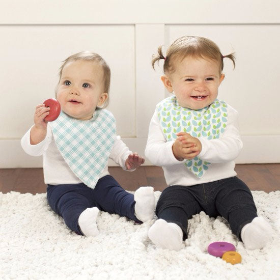 JJ Cole Bandana Bibs - Forest Flora-3