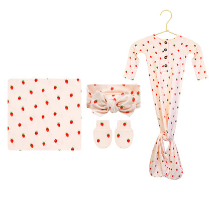Junie Newborn Headband Bundle (Gown)