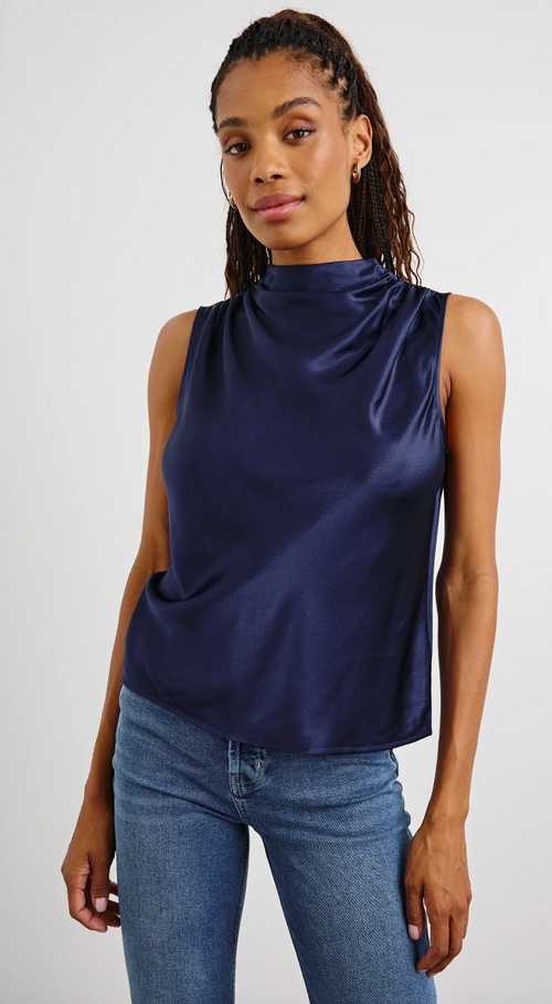 KALEEN TOP IN NAVY