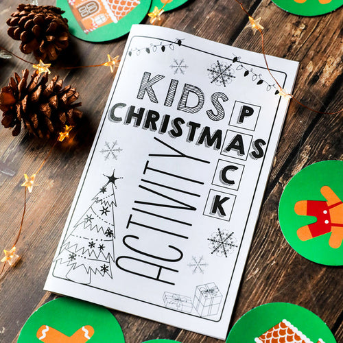Kids Christmas Activity Booklet and Memory Game | Christmas Fun