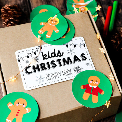 Kids Christmas Activity Booklet and Memory Game | Christmas Fun