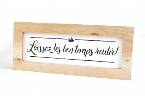 NolaCajun Laissez Les Bon Temps Rouler Box Sign Louisiana