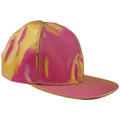 Lenticular Snapback - Pink & Yellow