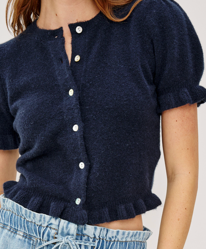 LORA CARDIGAN IN NAVY
