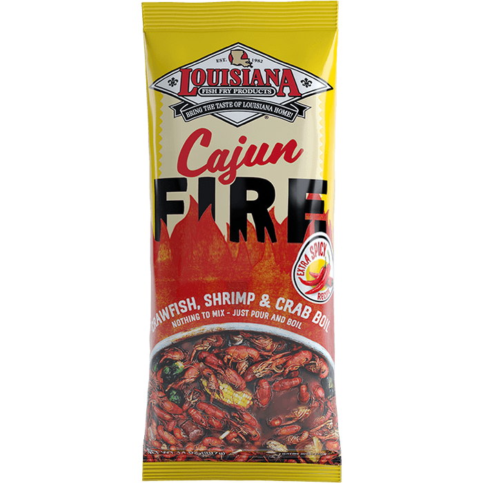 Louisiana Fish Fry Cajun Fire Crawfish Boil Seasoning