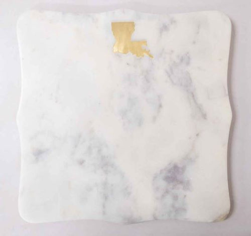 NolaCajun Louisiana Marble Serving Board Louisiana Cajun Entertaining New Orleans