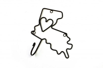 NolaCajun Louisiana Metal Wall Hook New Orleans Home Decor