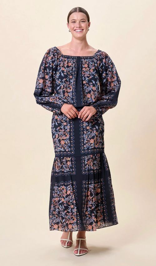 LUCILLE BLOUSE IN LA RAMOS PRINT