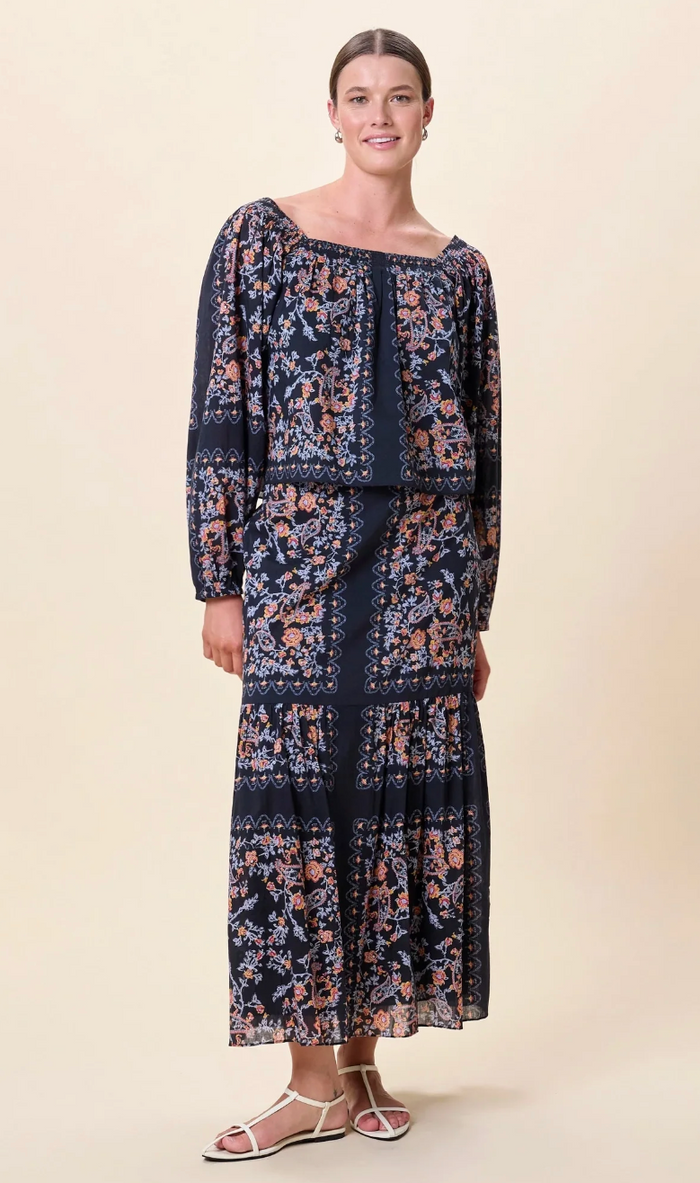 LUCILLE BLOUSE IN LA RAMOS PRINT