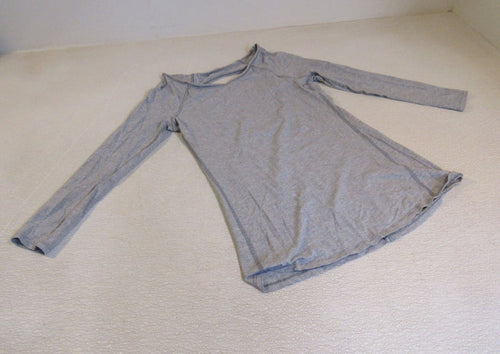 Lululemon-Athletic-Long-Sleeve-T-Shirt-Gray-Open-Back-Luon-Female-Size-6-554 1