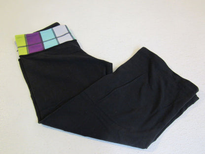 Lululemon-Leggings-Groove-Crop-Pant-Reversible-Size-6-Black-Luon-Female-206 2