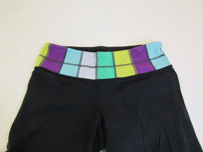 Lululemon-Leggings-Groove-Crop-Pant-Reversible-Size-6-Black-Luon-Female-206 6