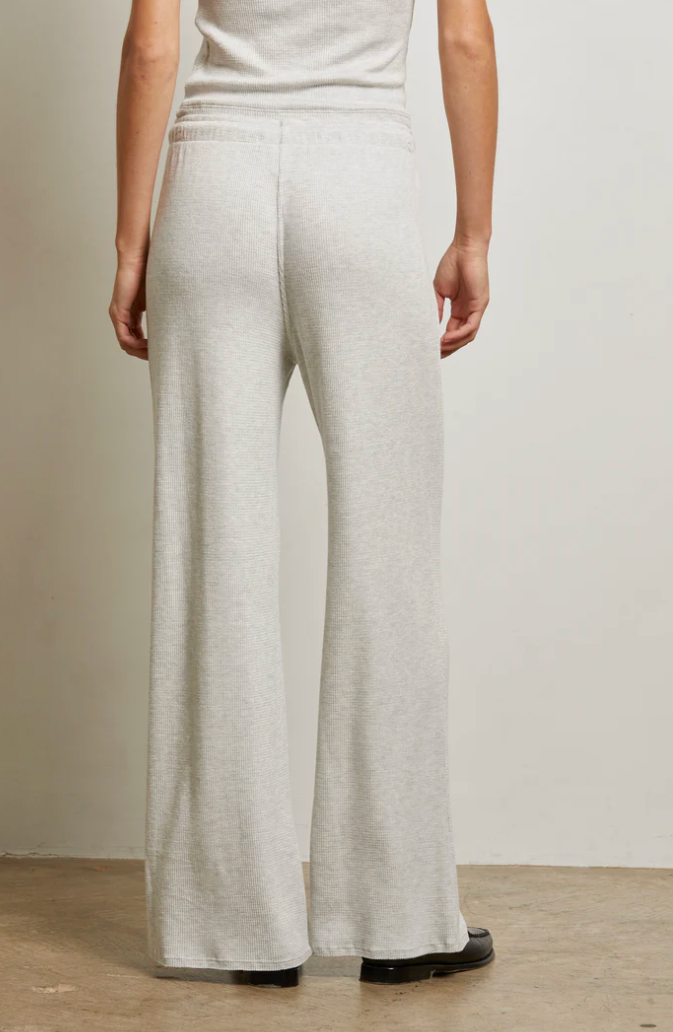 MADDIE BRUSHED WAFFLE DRAWSTRING PANT