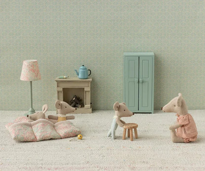 Maileg Baby Mice In Matchbox - Checker Triplets