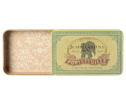 Maileg Metal Box with Sliding Lid,Jumbo Coins