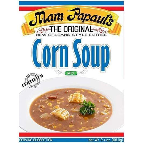 NolaCajun Mam Papaul's Corn Soup Louisiana creamy Cajun corn soup mix packet