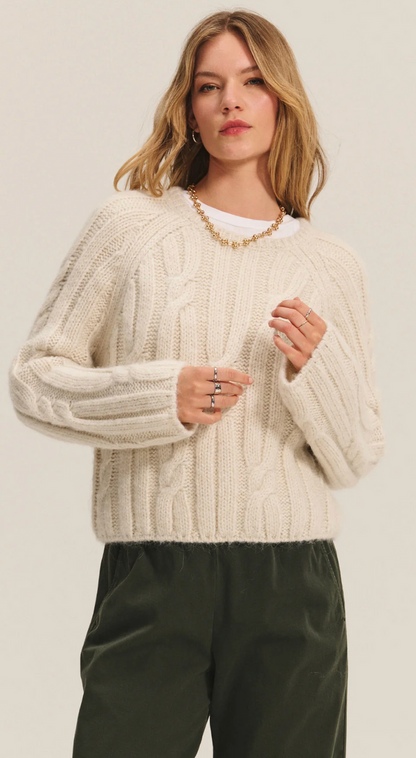 MARINA SWEATER IN IVORY