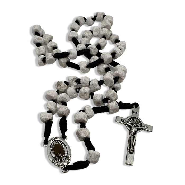 Rosary with Relic Rocks from The Holy Ground of Medjugorje - Blessed By Pope | Catholically