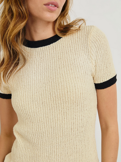 MEREDITH IN IVORY BLACK
