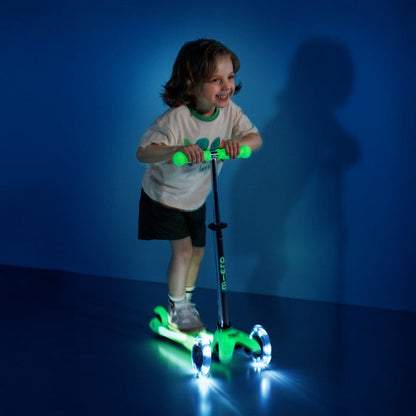 Micro Kickboard Mini Glow Plus LED Scooter - Icy Lime