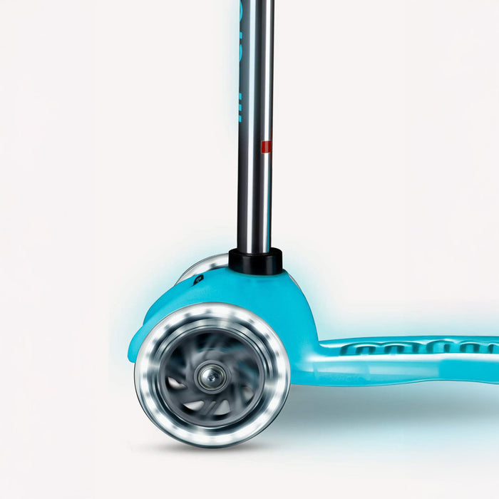 Micro Kickboard Mini Glow Plus LED Scooter - Glacier Aqua