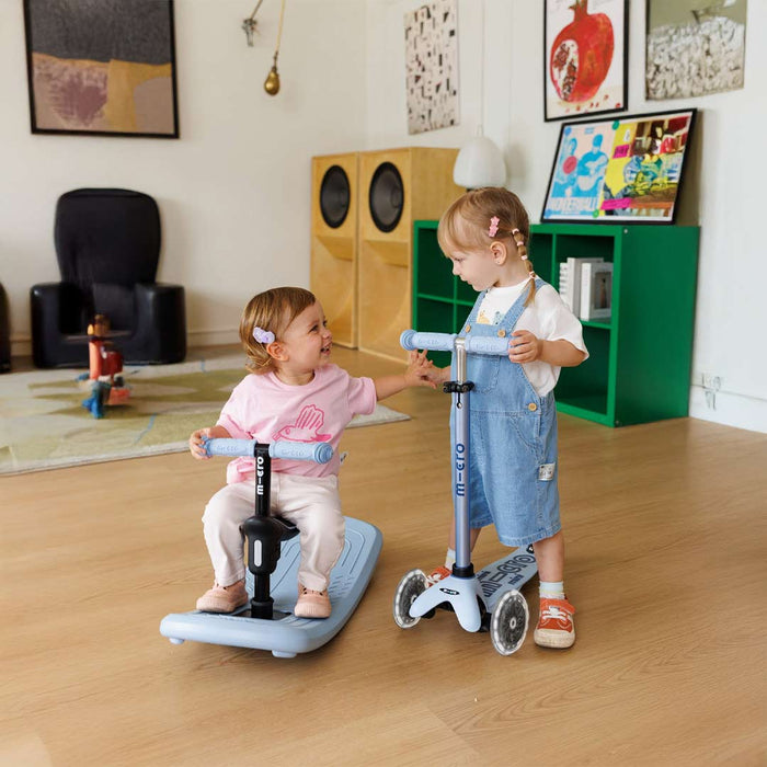 Micro Kickboard Mini Rock & Go LED - Ocean Slate