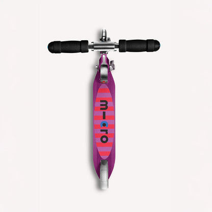 Micro Kickboard Sprite LED Scooter - Purple-Stripe