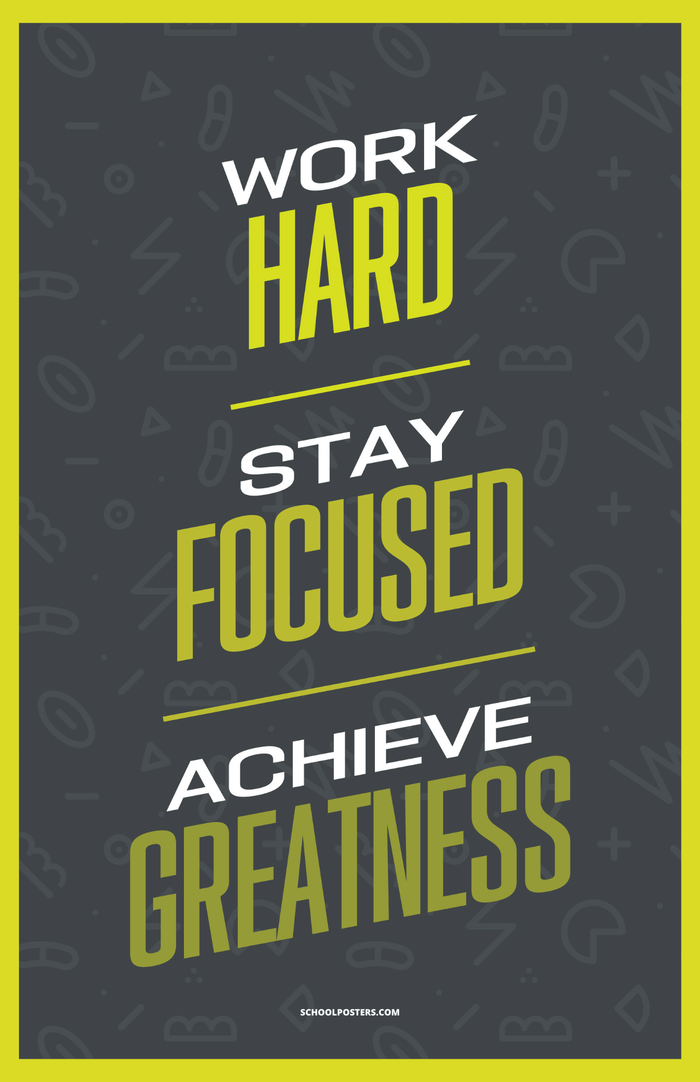 Middle School Motivational Poster