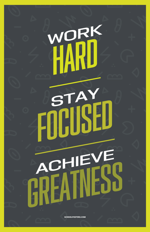 Middle School Motivational Poster