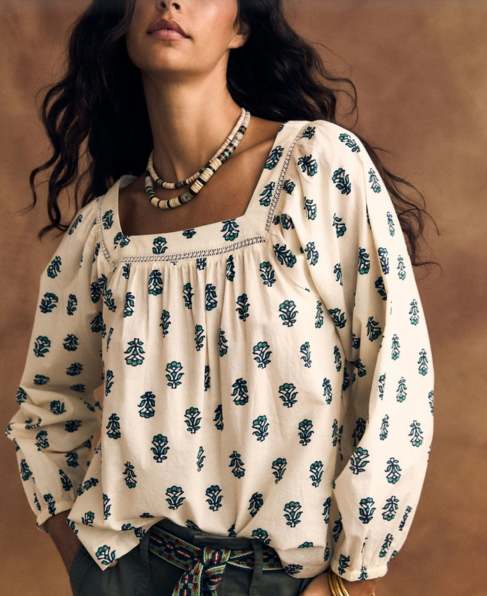 MIRA TOP IN CLOVER STAMP