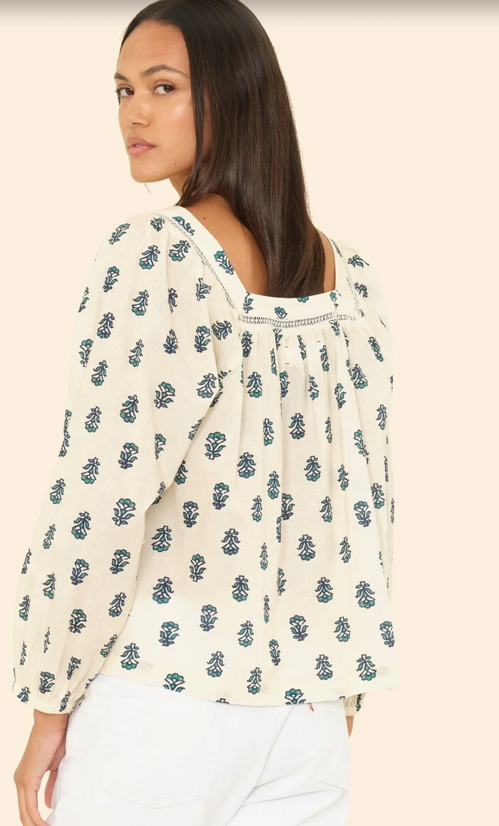 MIRA TOP IN CLOVER STAMP