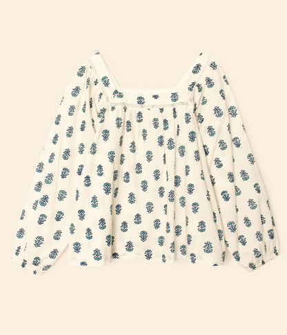 MIRA TOP IN CLOVER STAMP