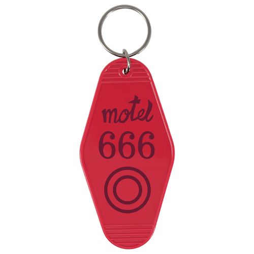 Motel 666 Keychain