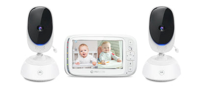Motorola VM75 5" Video Non-WiFi Video Baby Monitor - 2 Cameras