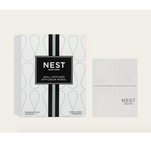 Nest New York wall diffuser device and its product packaging box