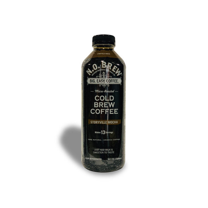NolaCajun N.O. Brew Iced Coffee New Orleans café-style cold brew pour detail