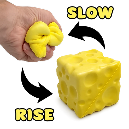 Novelty Brands Fun Doh Slow-Rise Cheese Sensory Squishy Toy - 1 Pc Random Variety