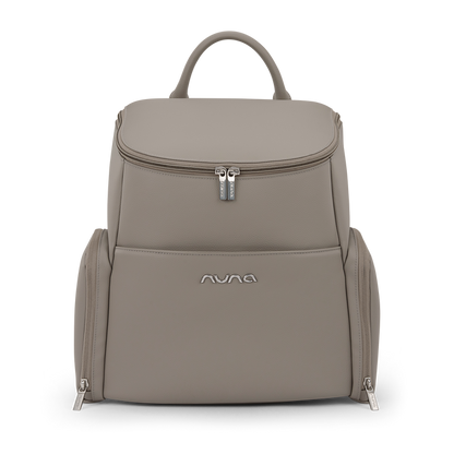[Taupe] Nuna backpack on a white background
