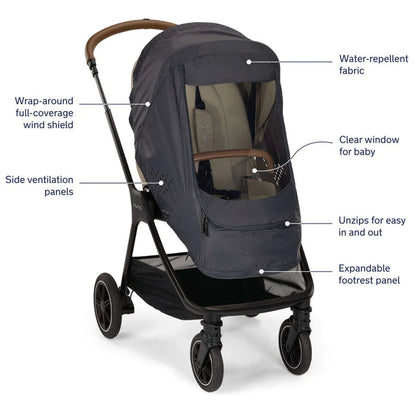Nuna wind cover features