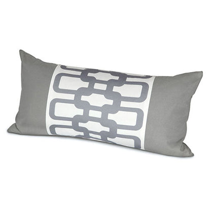 Oilo 12"x24" Link Pillow - Stone