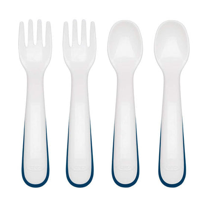 OXO Tot Fork and Spoon Training Set - Navy_thumb1