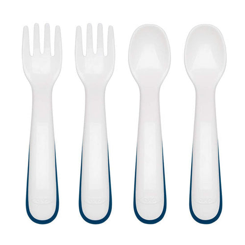 OXO Tot Fork and Spoon Training Set - Navy_thumb1