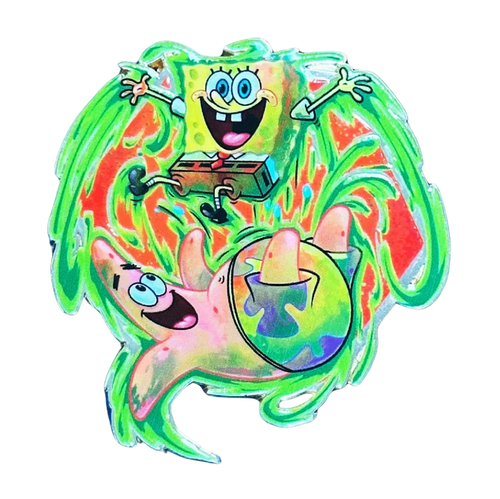 Painterly Nicktoon Series: SpongeBob + Patrick - C2E2 2025 Exclusive Pin