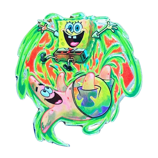 Painterly Nicktoon Series: SpongeBob + Patrick - C2E2 2025 Exclusive Pin