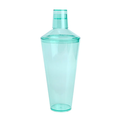 Aqua acrylic cocktail shaker