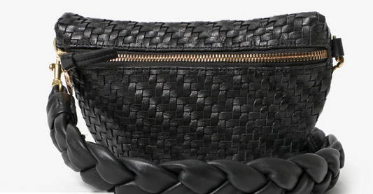 Petite Fanny - Woven Zig Zag in Black