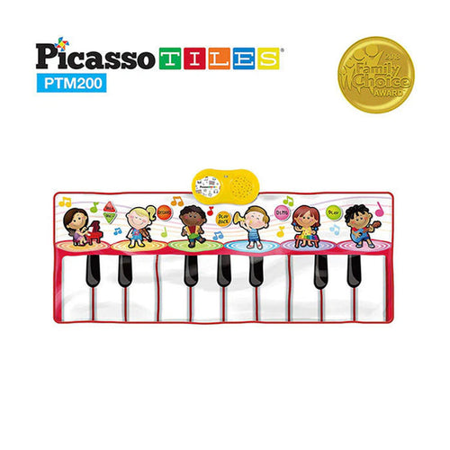 PicassoTiles PicassoTiles PTM200 Portable Large Piano Keyboard
