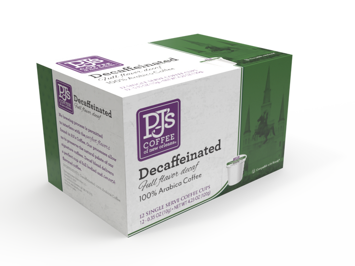 PJ's Coffee of New Orleans Single Serve Cups - Decaf